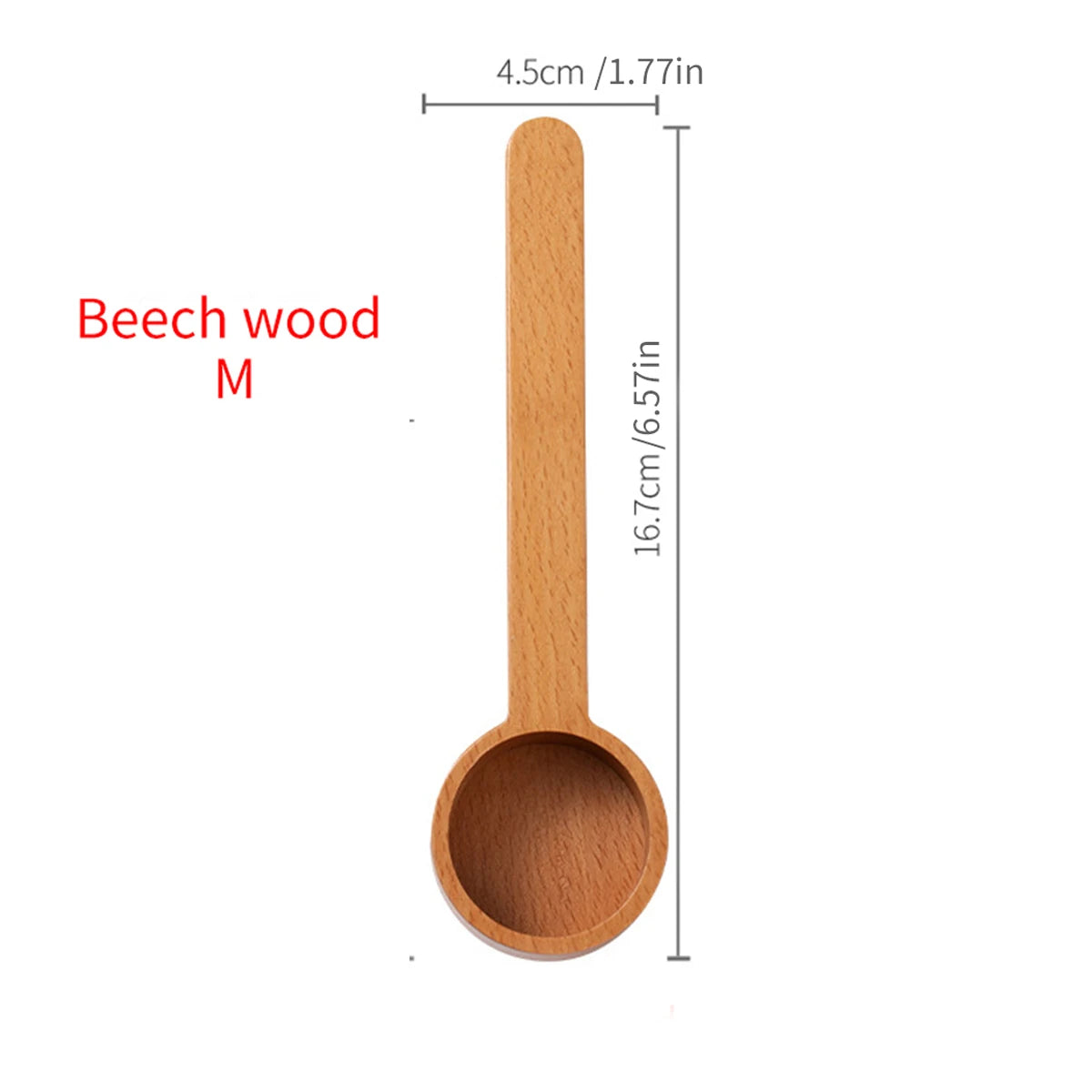 Coffee Scoop – Walnut & Beech Wooden Measuring Spoon