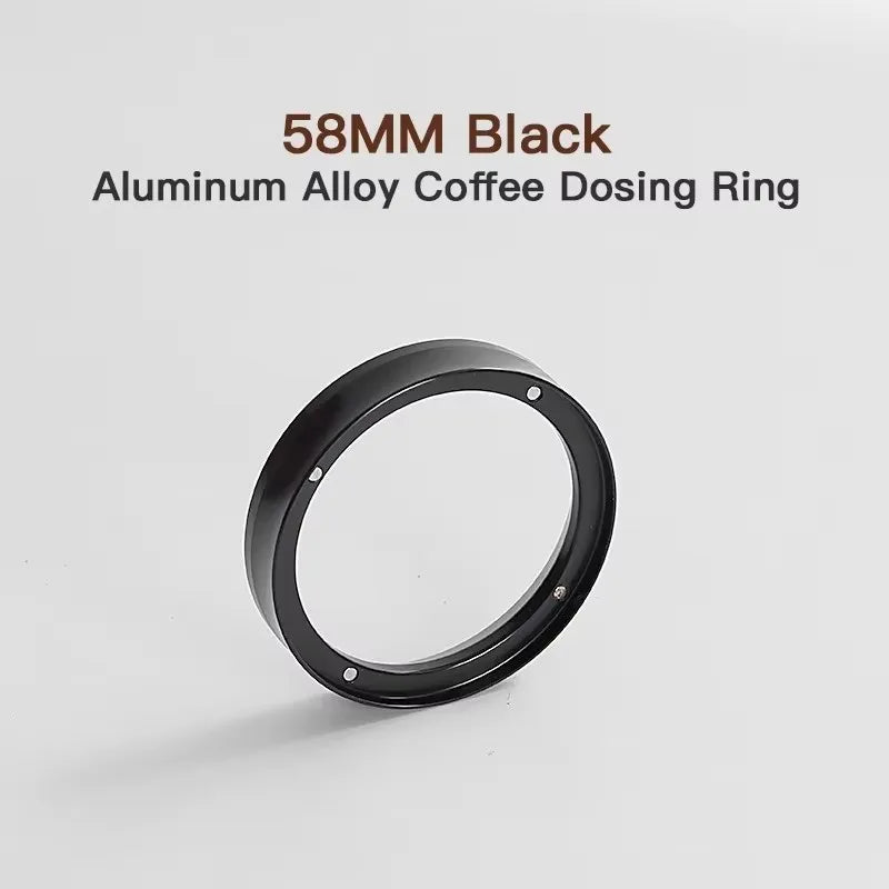 Coffee Dosing Funnel – Aluminum Magnetic Ring for Portafilter (51mm/53mm/58mm)