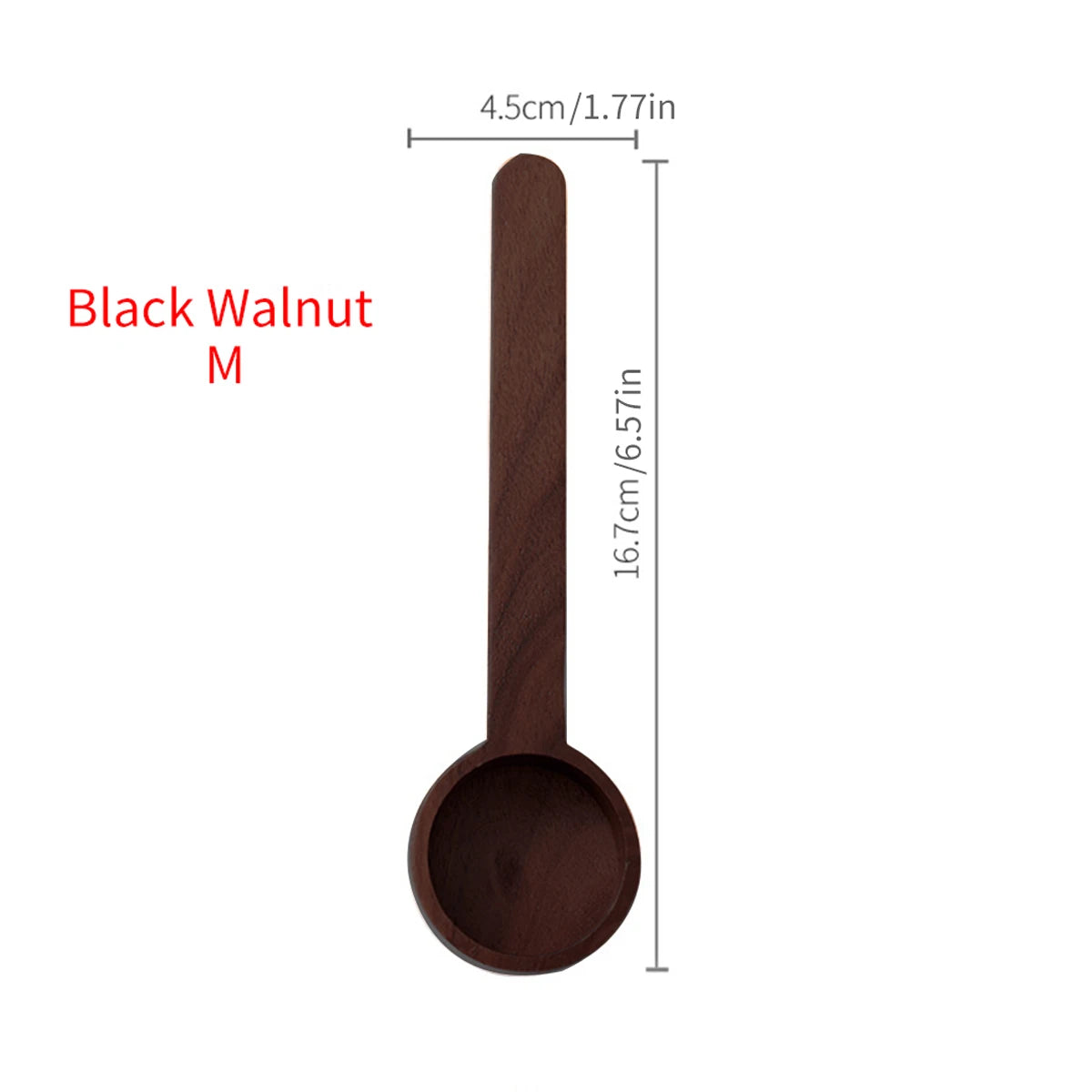 Coffee Scoop – Walnut & Beech Wooden Measuring Spoon