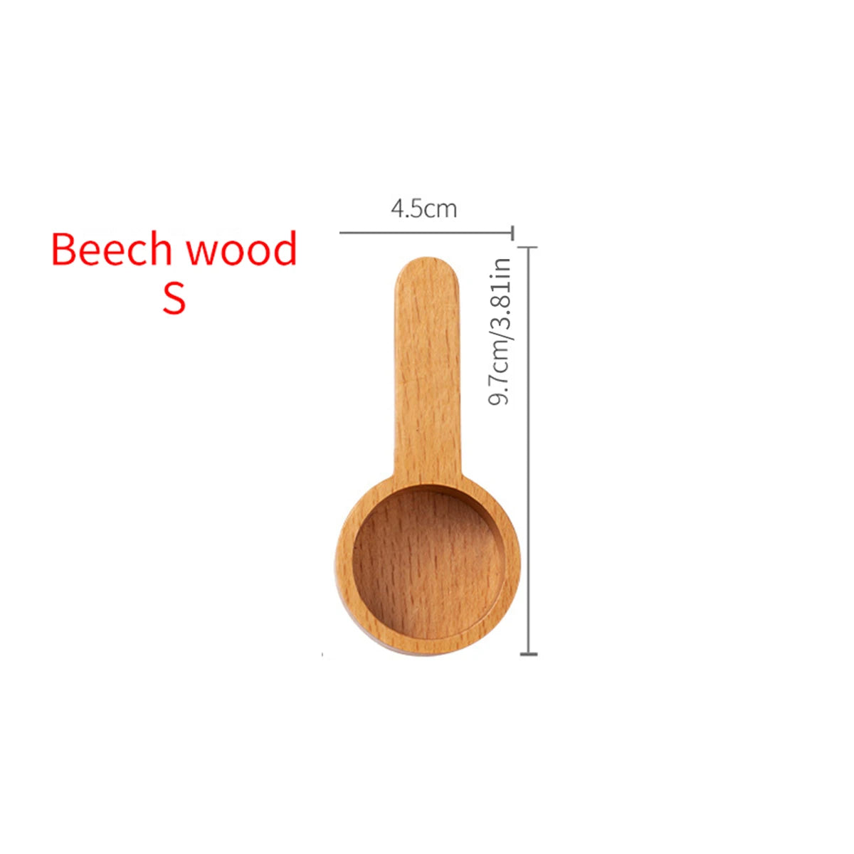 Coffee Scoop – Walnut & Beech Wooden Measuring Spoon