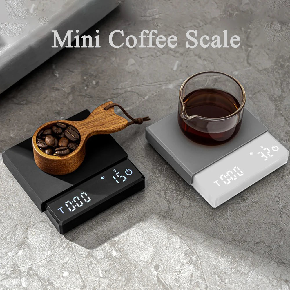 Digital Coffee Scale – Mini USB Rechargeable Espresso Scale