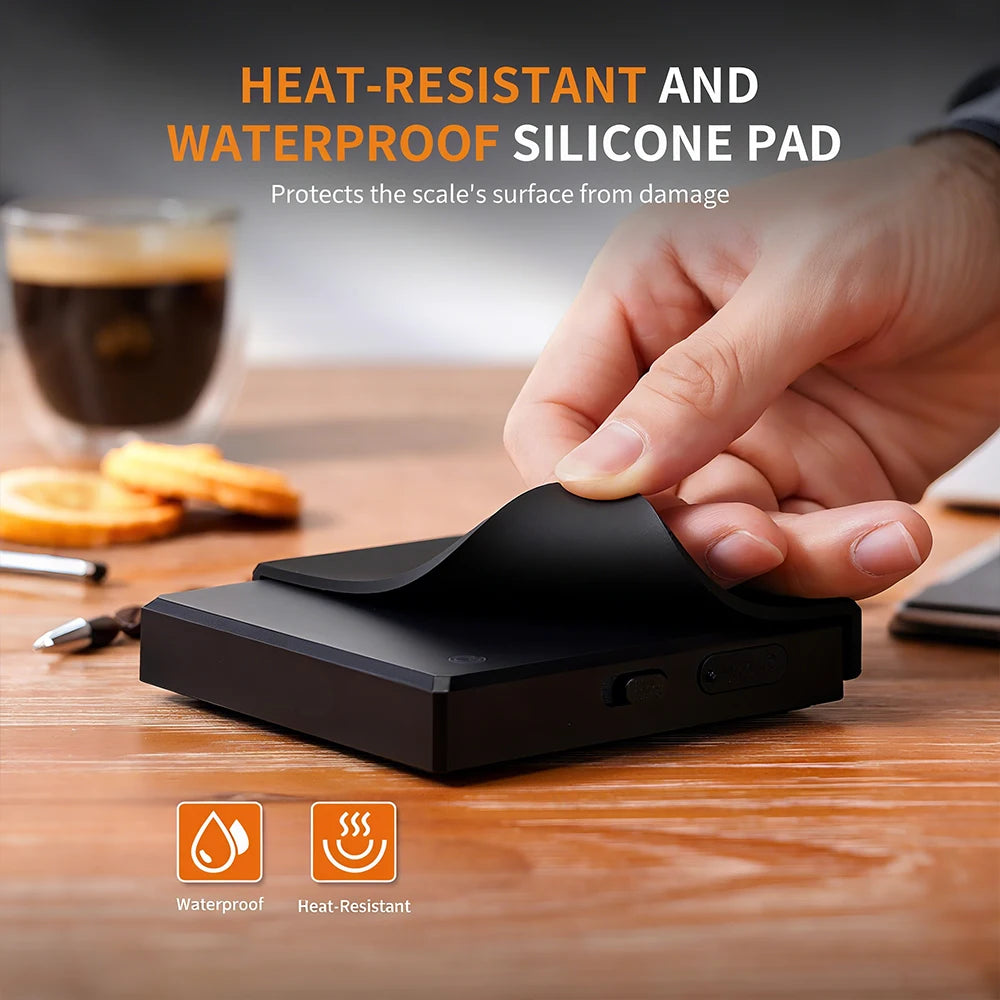 Digital Coffee Scale – Mini USB Rechargeable Espresso Scale