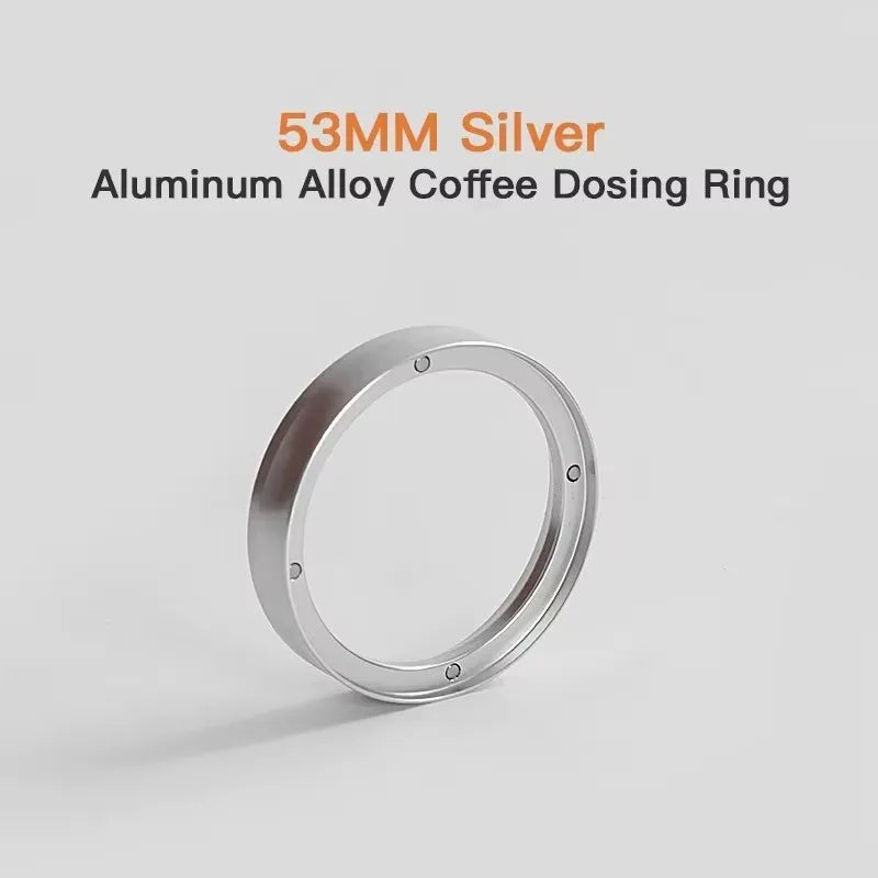 Coffee Dosing Funnel – Aluminum Magnetic Ring for Portafilter (51mm/53mm/58mm)