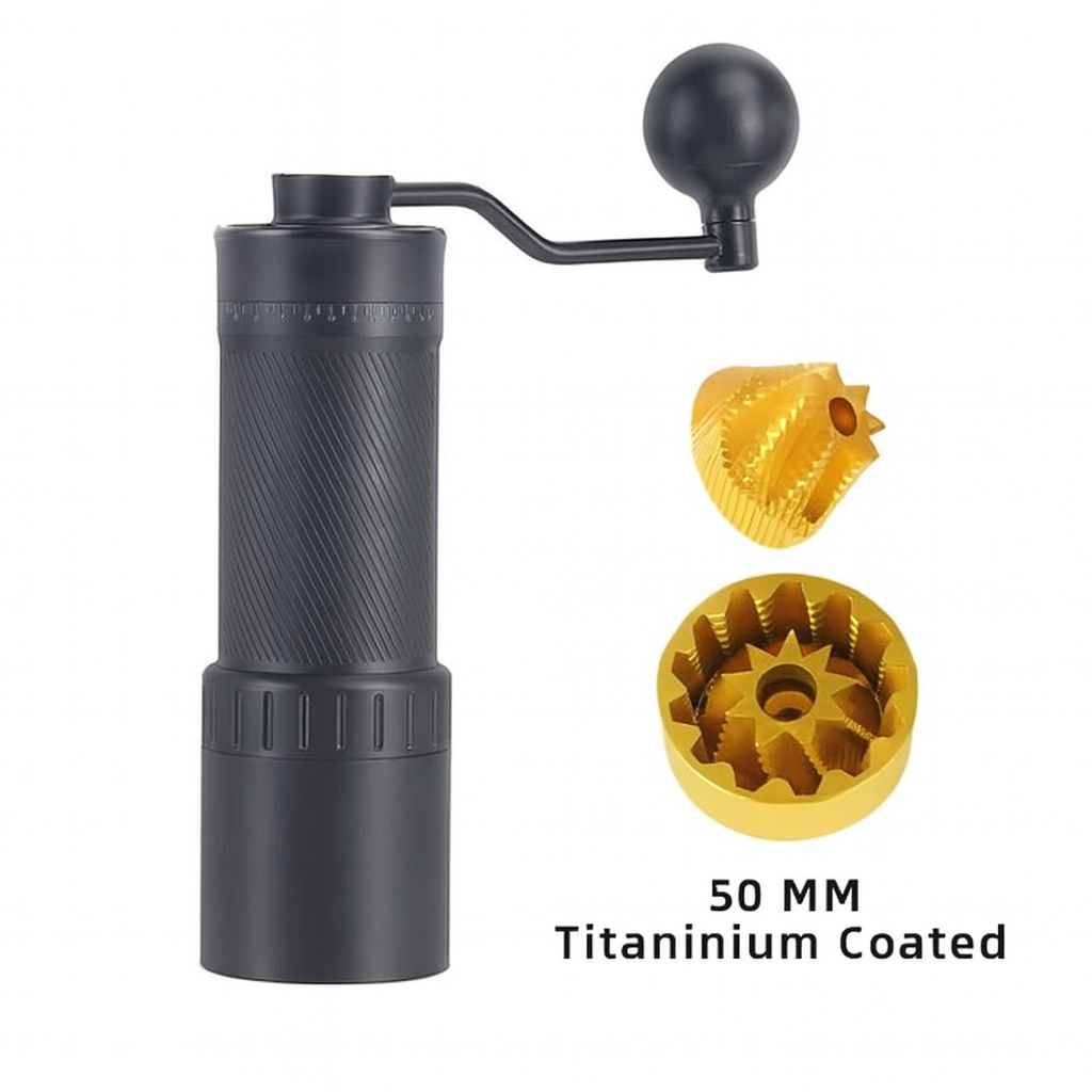 Manual Coffee Grinder – Stainless Steel Adjustable Burr