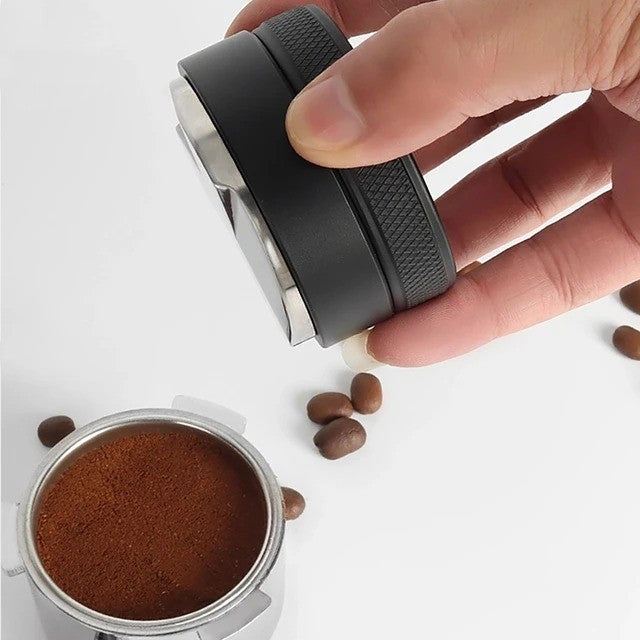 Coffee Distributor & Tamper – Adjustable Stainless Steel Espresso Leveler (51mm/53mm/58mm)